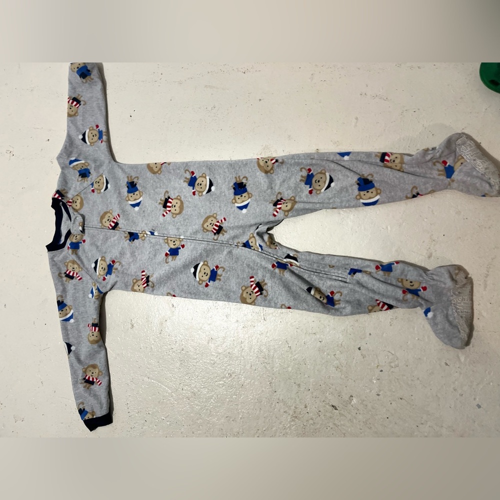 Festive Snowman Kids One Piece Pajama